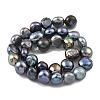 Dyed Natural Cultured Freshwater Pearl Beads Strands PEAR-A006-04G-3