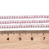 Electroplate Rondelle Glass Beads Strands GL-T021-2x2.5mm-17-20-4