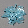 Opaque Colours Glass Twist Bugle Beads GLAA-WH0039-08H-1