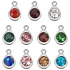 20Pcs Faceted Glass Charms RGLA-TADJ0001-01E-8