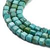 Natural HuBei Turquoise Beads Strands G-H042-B34-01-4