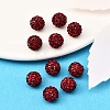 Pave Disco Ball Beads X-RB-A130-10mm-5-4
