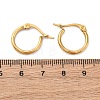 304 Stainless Steel Hoop Earrings EJEW-D195-M-3