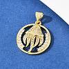 Brass Micro Pave Cubic Zirconia Pendant & Stud Earrings Sets for Women SJEW-F227-01L-G-5