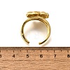 Brass Cuff Rings for Women RJEW-Q008-08G-3