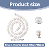 1 Strand Natural Keshi Pearl Cultured Freshwater Pearl Beads Strands PEAR-HS0001-26D-2