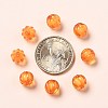 Autumn Theme Transparent Acrylic Beads TACR-S089-10mm-11-5