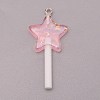 Resin Pendants RESI-WH0025-11C-1