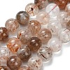 Natural Copper Rutilated Quartz Beads Strands G-L642-B07-10mm-2