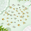 280 Sets 14 Style Iron & Brass Double Cap Rivets KK-FG0001-11-5