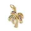 Brass Micro Pave Cubic Zirconia Pendants KK-M283-14A-02-1