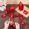 50Pcs Numbers 1~50 Acrylic Table Signs AJEW-OC0015-46-3