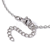 Crystal Holder Cage Necklace X-NJEW-JN04585-7