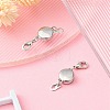Alloy Magnetic Clasps FIND-YW0002-09P-5