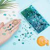 SUNNYCLUE Ocean Theme DIY Seed & Glass Beads Jewelry Making Finding Kit DIY-SC0024-64C-3