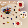 150Pcs 15 Colors Pave Disco Ball Beads RB-PA0001-09A-6