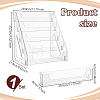 5-Tier Acrylic Display Riser Stands for Cosmetic Jewelry ODIS-UN0001-36B-3