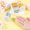 10 Rolls 10 Styles Round PET Metallic Thread MCOR-TA0001-04-6