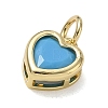 Brass Pave Cubic Zirconia Charms KK-CBA56EF-31G-05-2