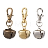 3Pcs 3 Colors Iron Bell Pendant Decoration HJEW-JM02227-1