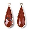 Natural Red Jasper Pendants G-S359-319E-2