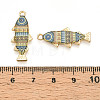 Alloy Enamel Pendants FIND-C037-16G-09-1-3