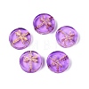 Baking Paint Transparent Glass Beads DGLA-N018-30D-1