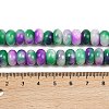 Dyed Natural White Jade Beads Strands G-G107-A25-01-3