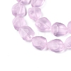 Frosted Glass Beads Strands GLAA-T023-30B-3