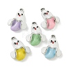 UV Plating Alloy Enamel Pendants FIND-M033-29P-1