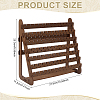 9-Tier Wood Jewelry Earring Display Stands EDIS-WH0041-04-2