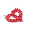 3Pcs 3 Colors Glass Seed Beaded Pendants PALLOY-MZ01158-4