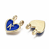 Alloy Enamel Charms ENAM-T012-02K-RS-3