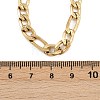 6MM 304 Stainless Steel Figaro Chain Necklaces for Women NJEW-G177-02G-5