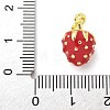Brass Enamel Pendants LS-KK-S511-01B-G-3