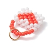 Glass Seed Beaded Handbag Pendants PALLOY-MZ01217-01-4