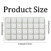 Perforated Dropper Cube 26 English Letter Bead Making Silicone Mold ST-CJ0043-040-2