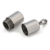 304 Stainless Steel Openable Urn Ashes Pendants STAS-M084-05F-3