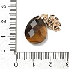 Natural Tiger Eye Pendants G-K422-02KCG-05-3