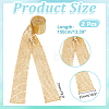 2Pcs Sparkle Aluminum Sequins Neckties for Women NJEW-HY0002-21A-2