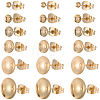 48Pcs 6 Styles Brass Stud Earring Findings STAS-BBC0011-01-1