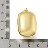 Brass Cubic Zirconia Locket Pendants KK-N254-93E-G-3