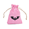 Halloween Burlap Packing Pouches HAWE-PW0001-151B-1