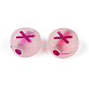 Luminous Frosted Acrylic Beads FACR-T008-02X-2
