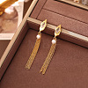 Brass & Cubic Zirconia Stud Earrings WGEC3A8-02-1