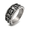 304 Stainless Steel Ring RJEW-B055-04AS-01-1