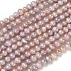 Natural Cultured Freshwater Pearl Beads Strands PA-CBAC463-10-2