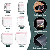 70Pcs 6 Styles Rectangle Transparence EVA Zip Top Gift Bags OPP-TA0001-25B-4