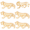 10Pcs Brass Pendants KK-BBC0027-36-1