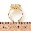Adjustable Brass Micro Pave Cubic Zirconia Cuff Open Rings RJEW-H263-263B-G-5